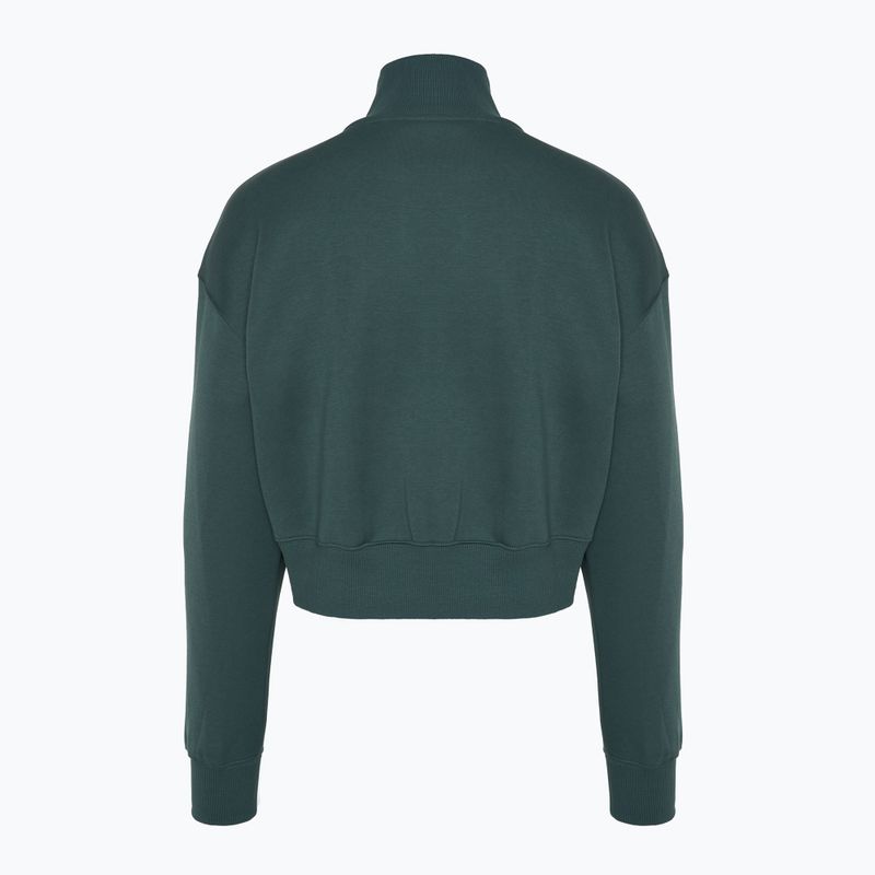 Femei Nike Sportswear Phoenix Fleece 1/2 Zip Cropped vintage verde / sail sweatshirt 2