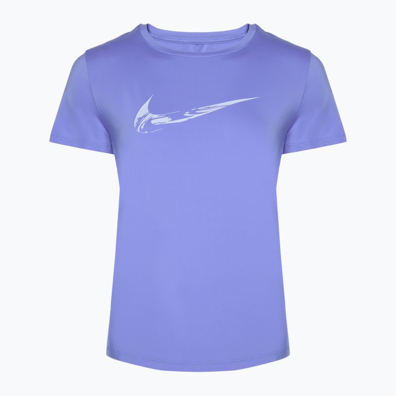 Tricou de alergare pentru femei Nike One Dri-Fit royal pulse / vintage green