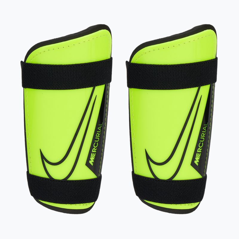 Protectori de tibie Nike Mercurial Hardshell volt/ black/ black