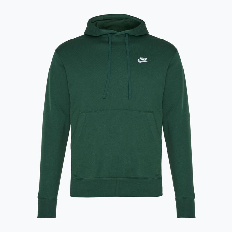 Hanorac pentru bărbați Nike Sportswear Club Fleece Hoodie fir / fir / white