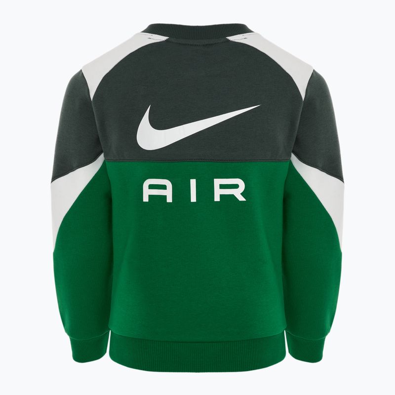 Bluză pentru copii Nike Air Crew malachite/vintage green/sail/sail 2