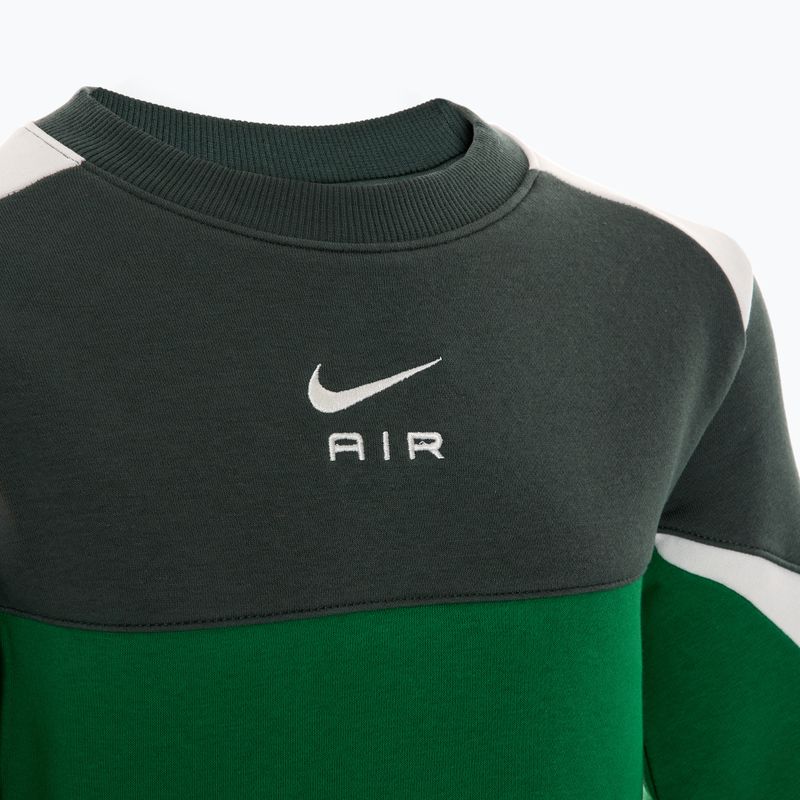 Bluză pentru copii Nike Air Crew malachite/vintage green/sail/sail 3