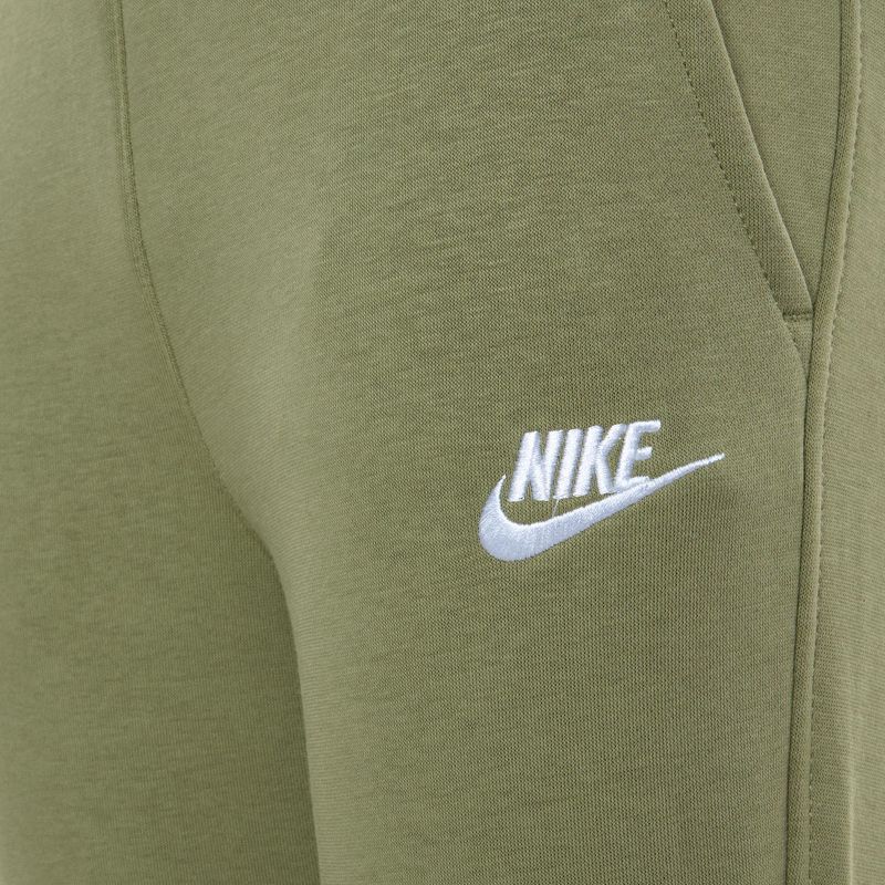Pantaloni pentru copii Nike Sportswear Club Fleece oil green/oil green/white 3