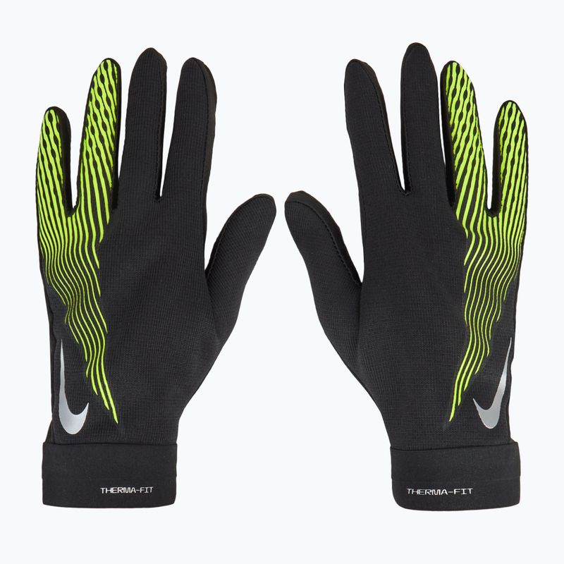 Mănuși Nike Academy Therma-FIT black/black/volt 3