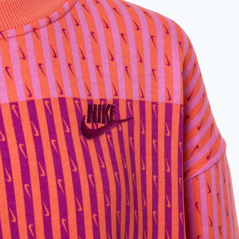 Bluză pentru copii Nike Sportswear Club Fleece light wild mango/light wild mango/hot fuchsia 3