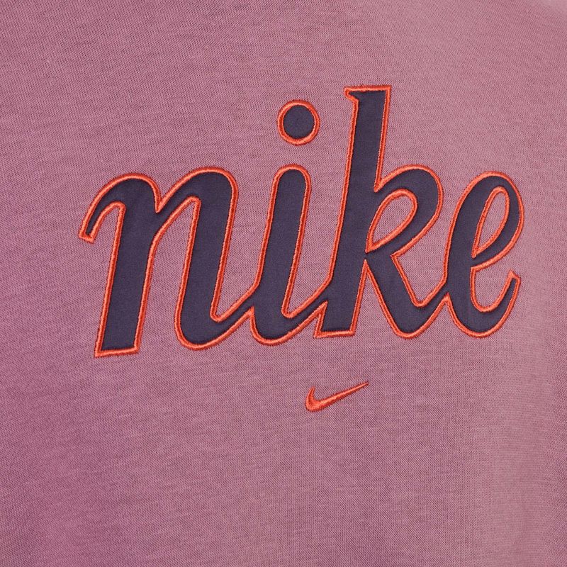 Bluză pentru copii Nike Sportswear Club Fleece plum dust/light wild mango 3