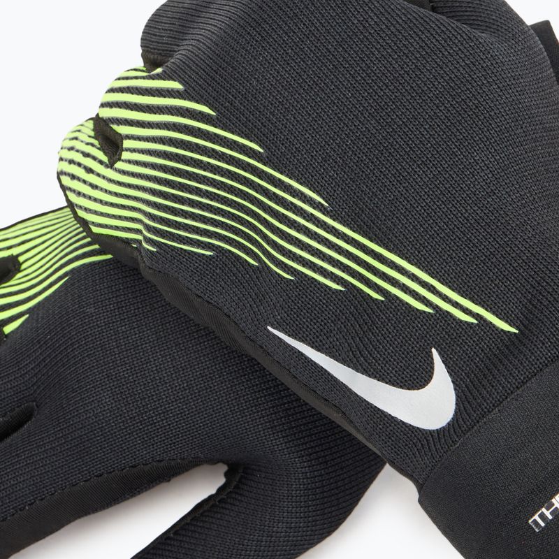 Mănuși pentru copii Nike Academy Therma-FIT black/black/volt 4