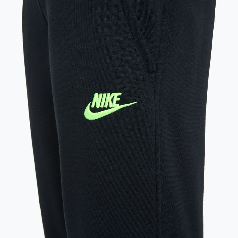 Pantaloni pentru copii  Nike Sportswear Club Fleece black / volt 3