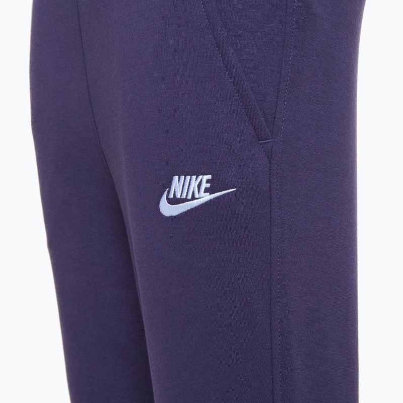 Pantaloni pentru copii  Nike Sportswear Club Fleece dark raisin / dark raisin / white 3
