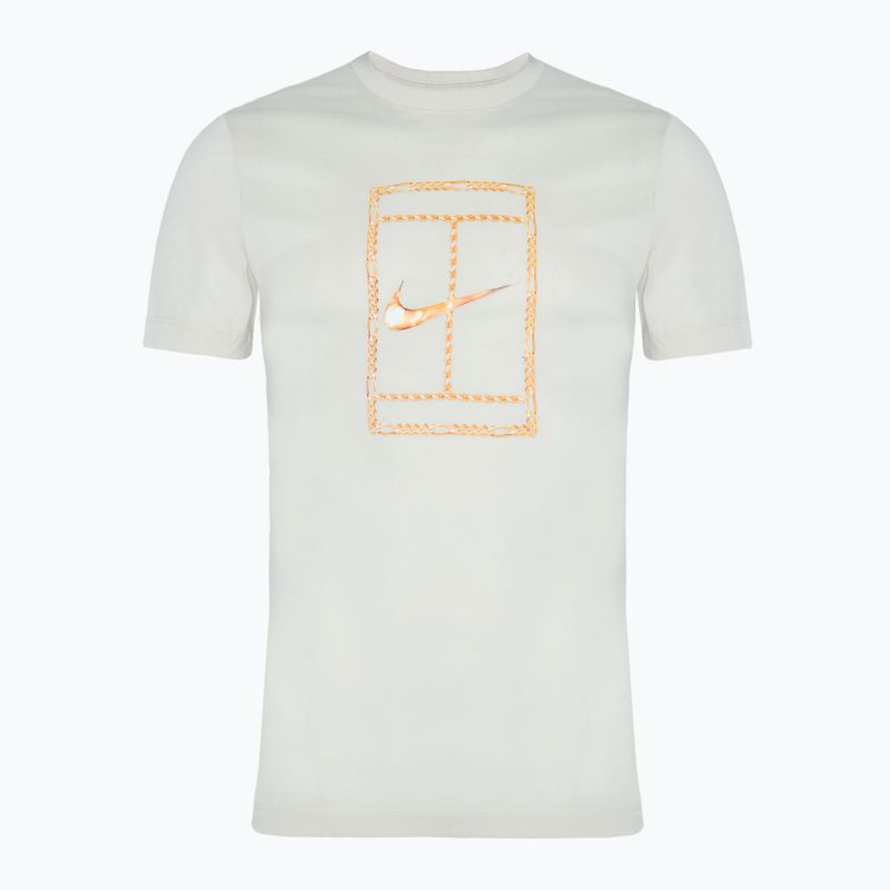 Tricou de tenis Nike Court Dri-FIT pentru bărbați, maro deschis orewood