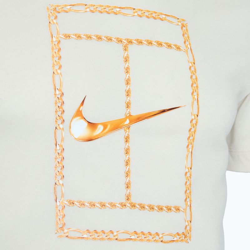 Tricou de tenis Nike Court Dri-FIT pentru bărbați, maro deschis orewood 3