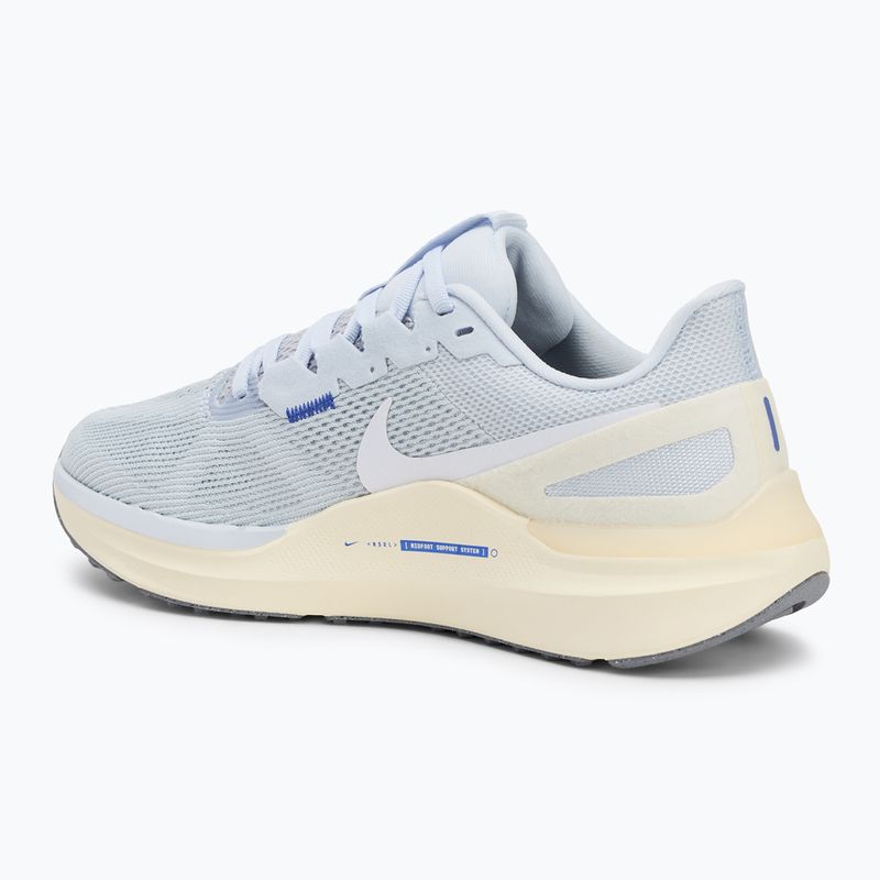 Încălțăminte de alergare pentru femei Nike Structure 25 football grey/blue tint/pale ivory/white 3