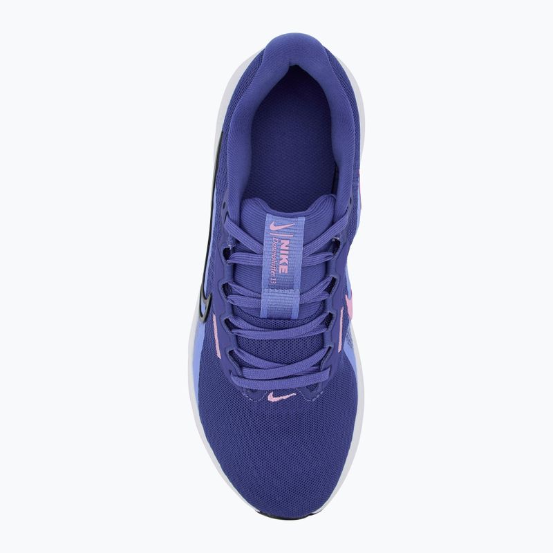 Încălțăminte de alergare pentru femei Nike Downshifter 13 astronomy blue/beyond pink/white/black 5