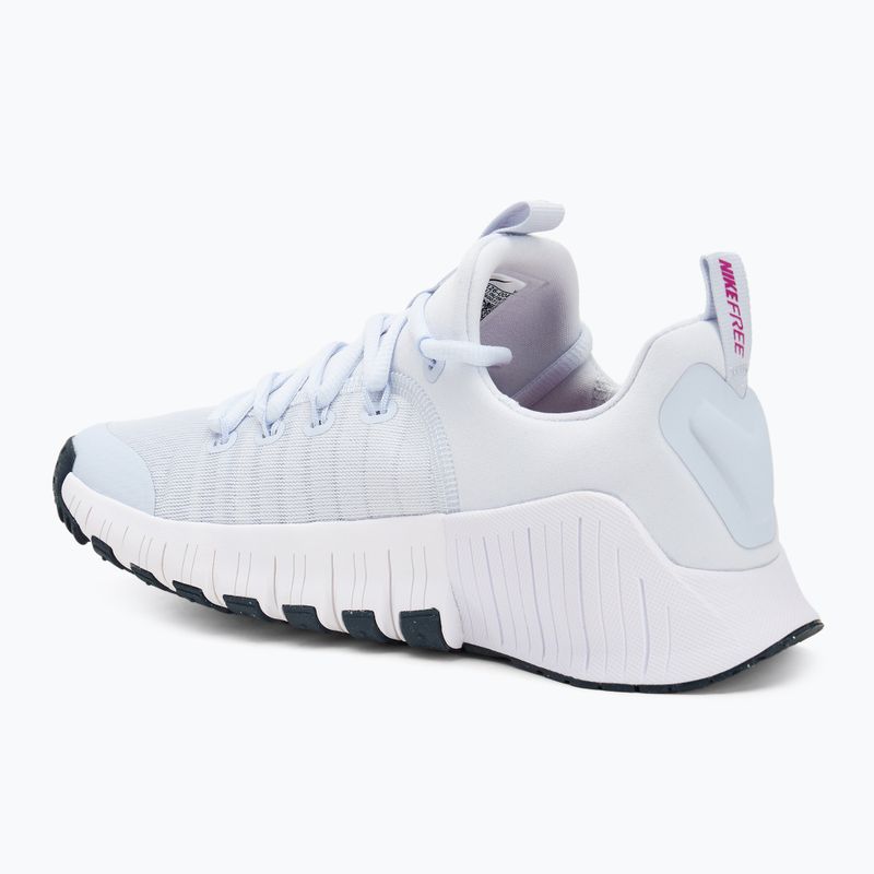 Încălțăminte de antrenament pentru femei Nike Free Metcon 6 grey / armory navy / hot fuchsia 3