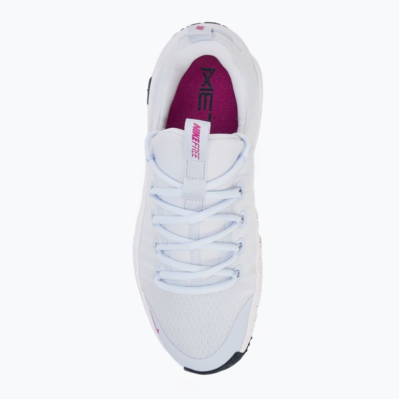 Încălțăminte de antrenament pentru femei Nike Free Metcon 6 grey / armory navy / hot fuchsia 5