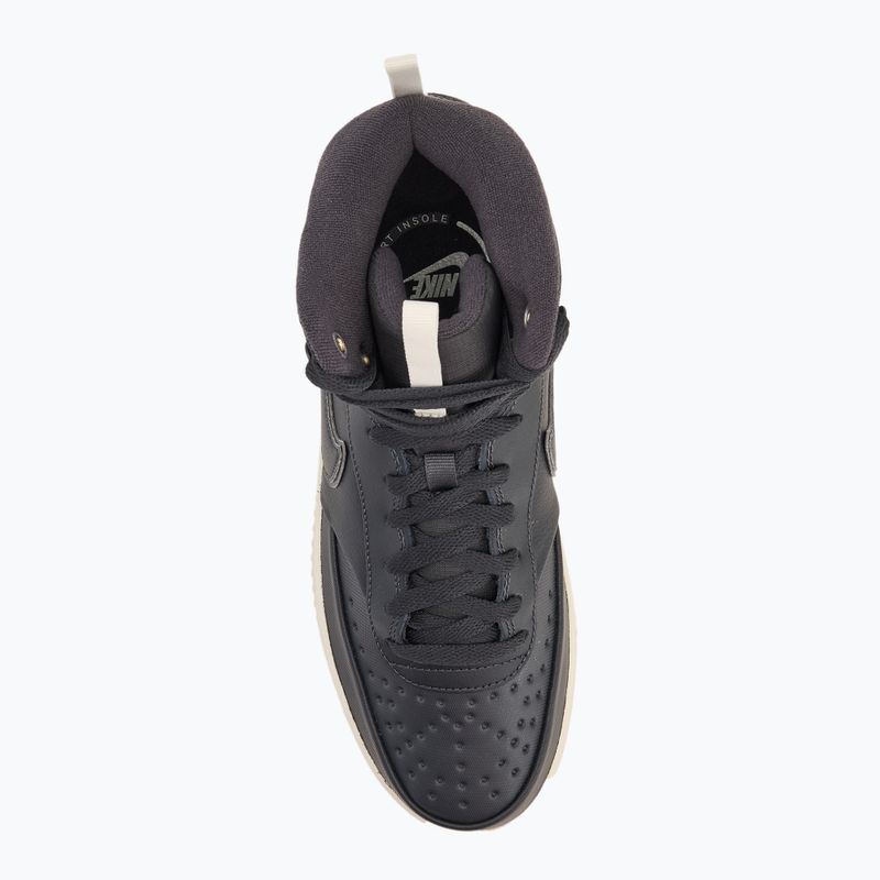 Încălțăminte pentru bărbați Nike Court Vision Mid elemental dark smoke grey/light bone/dark smoke grey 5
