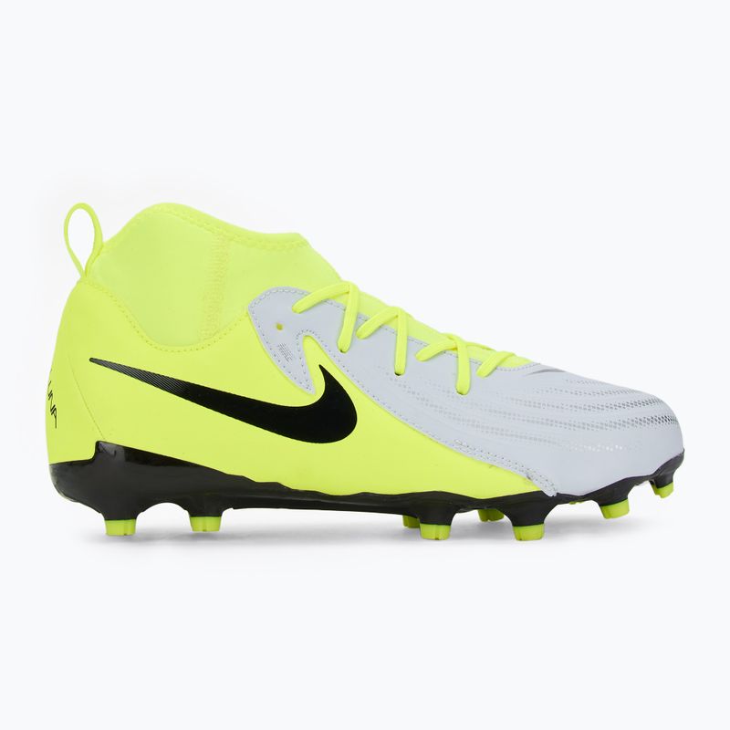 Încălțăminte de fotbal pentru copii Nike Phantom Luna 2 Academy FG/MG metallic silver/volt/black 2