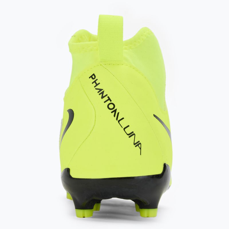 Încălțăminte de fotbal pentru copii Nike Phantom Luna 2 Academy FG/MG metallic silver/volt/black 6