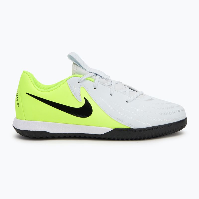 Încălțăminte de fotbal pentru copii  Nike Phantom GX 2 Academy IC metallic silver/volt/black 2