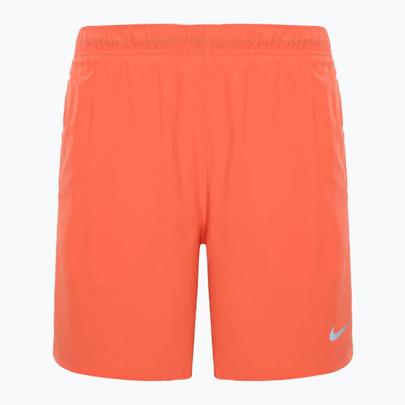 Pantaloni scurți pentru bărbați Nike Dri-Fit Challenger 7" Brief-Lined light wild mango / reflective silver