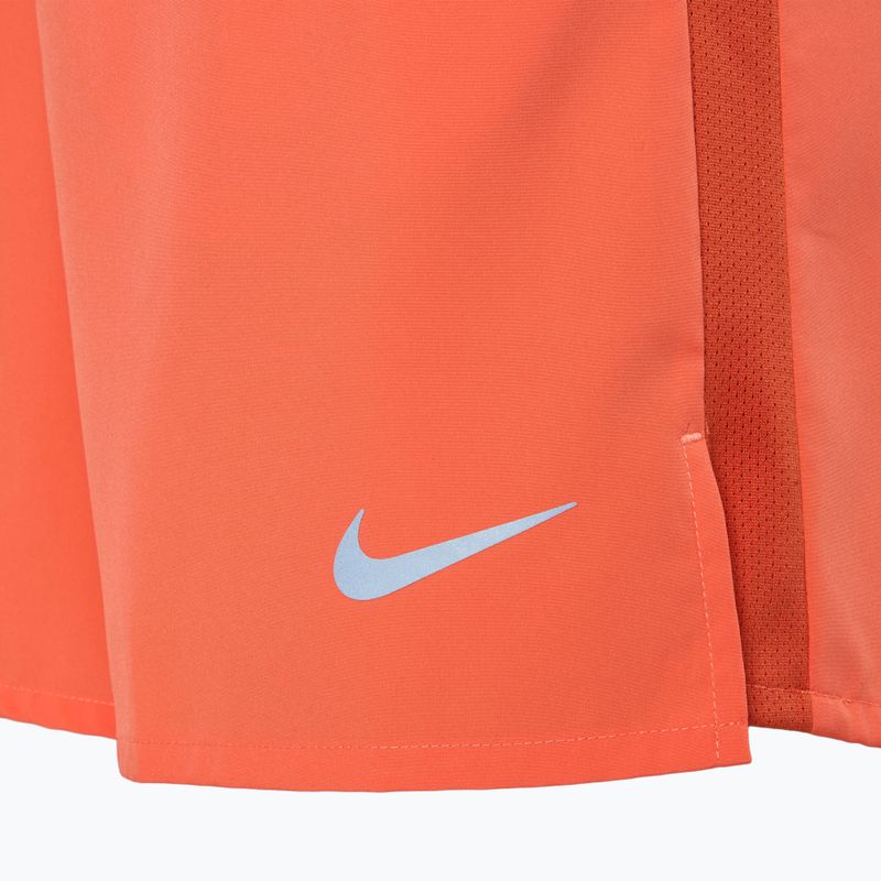 Pantaloni scurți pentru bărbați Nike Dri-Fit Challenger 7" Brief-Lined light wild mango / reflective silver 3