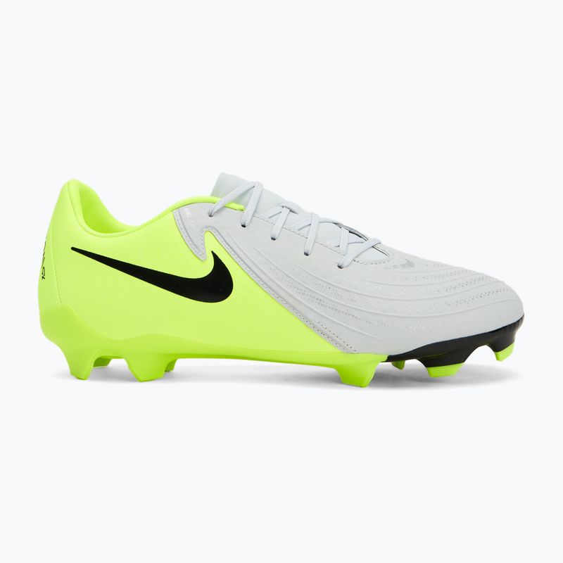 Încălțăminte de fotbal pentru bărbați Nike Phantom GX 2 Academy FG/MG metallic silver/volt/black 2