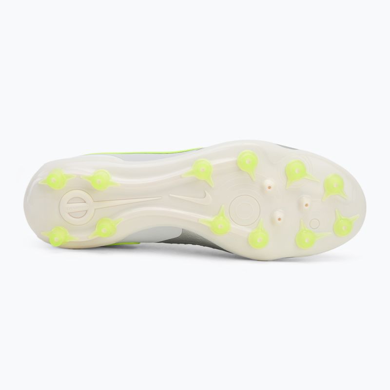 Nike Legend 10 Pro Ag-Pro cizme de fotbal pentru bărbați argint metalic / volt / negru 4