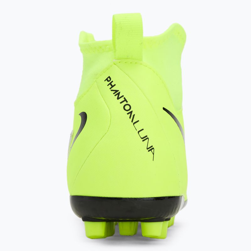 Încălțăminte de fotbal pentru copii Nike Phantom Luna 2 Academy AG Jr metallic silver/black/volt 6