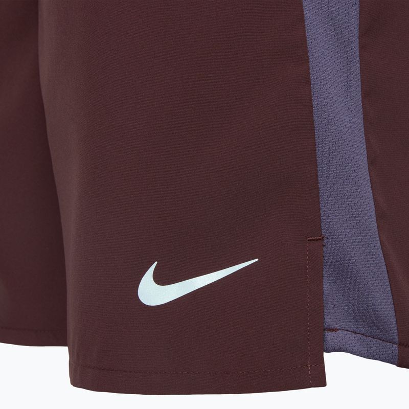 Pantaloni scurți de baschet Nike Dri-Fit Challenger 7" Brief-Lined burgundy crush/reflective silver 3