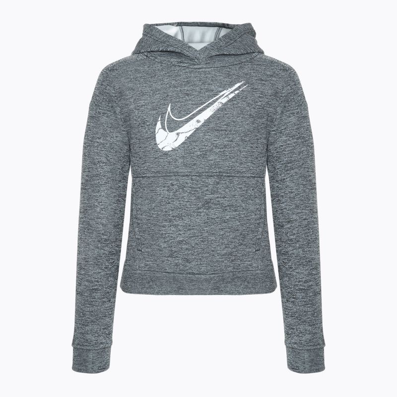 Bluză pentru copii Nike Multi Stain Repel Therma-FIT black/ light smoke grey/ heather/ white