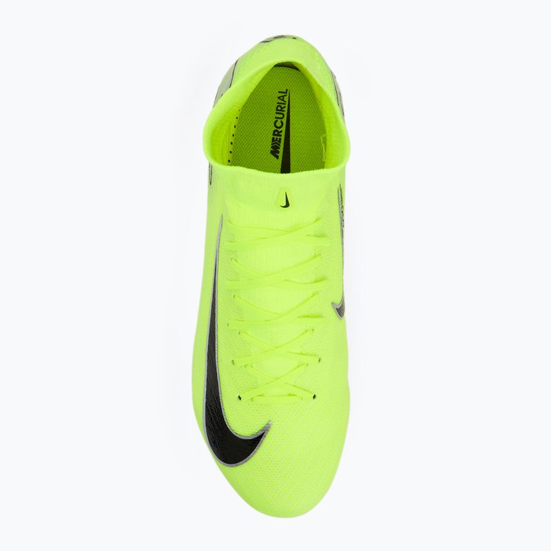 Încălțăminte de fotbal pentru bărbați Nike Mercurial Superfly 10 Pro FG volt/black 5