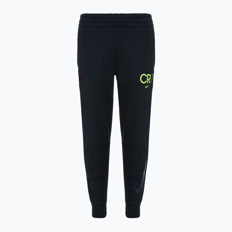 Pantaloni pentru copii Nike CR7 Club Fleece black / volt