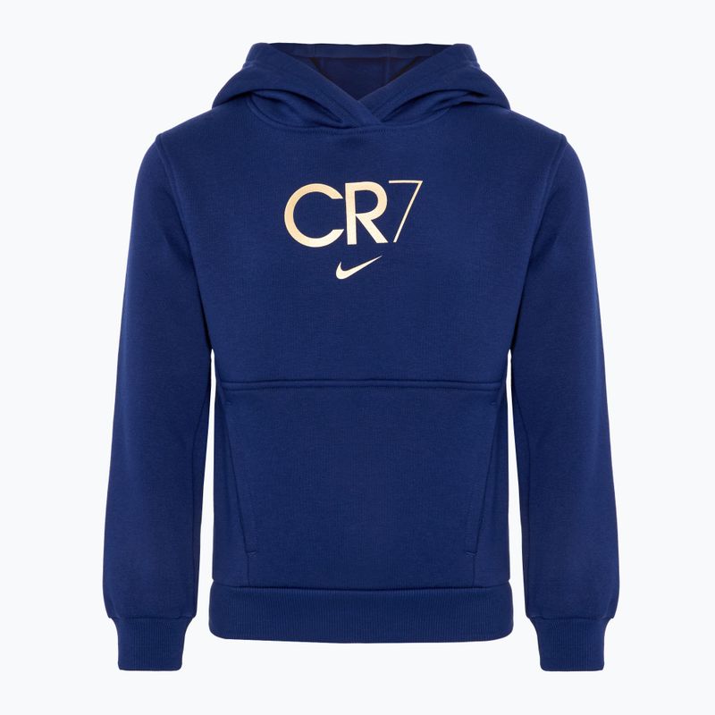 Bluză pentru copii Nike CR7 Club Fleece blue void/metallic gold