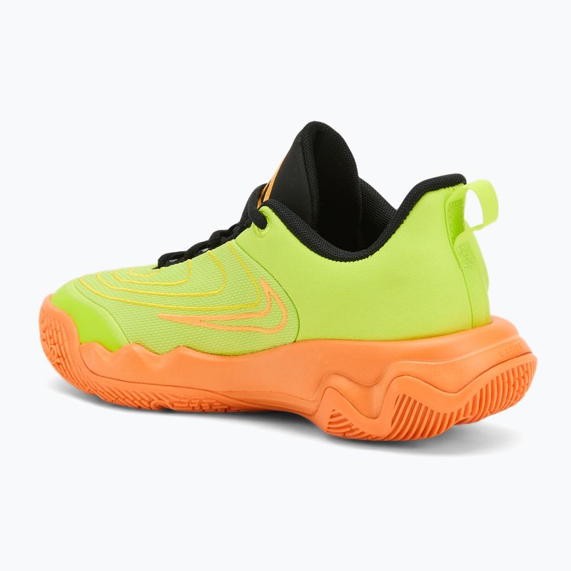 Încălțăminte de baschet pentru copii Nike Giannis Immortality 4 cyber/ sundial/ lightning/ bright mandarin 3