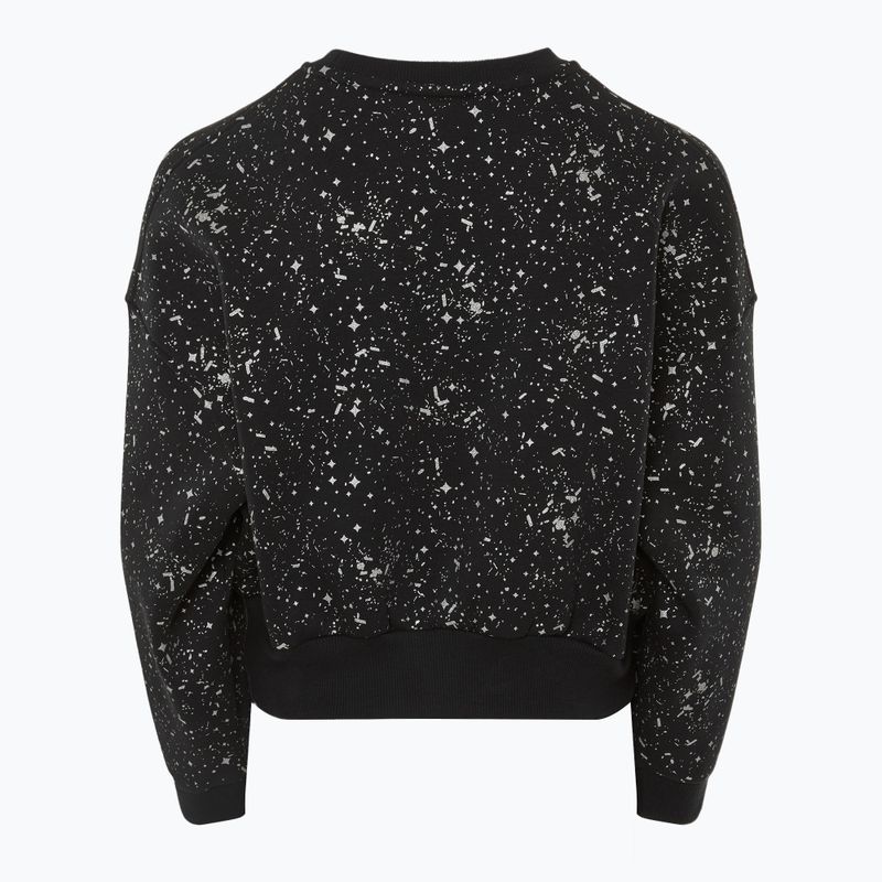 Bluză pentru copii Nike Sportswear Club Fleece black / metallic silver 2