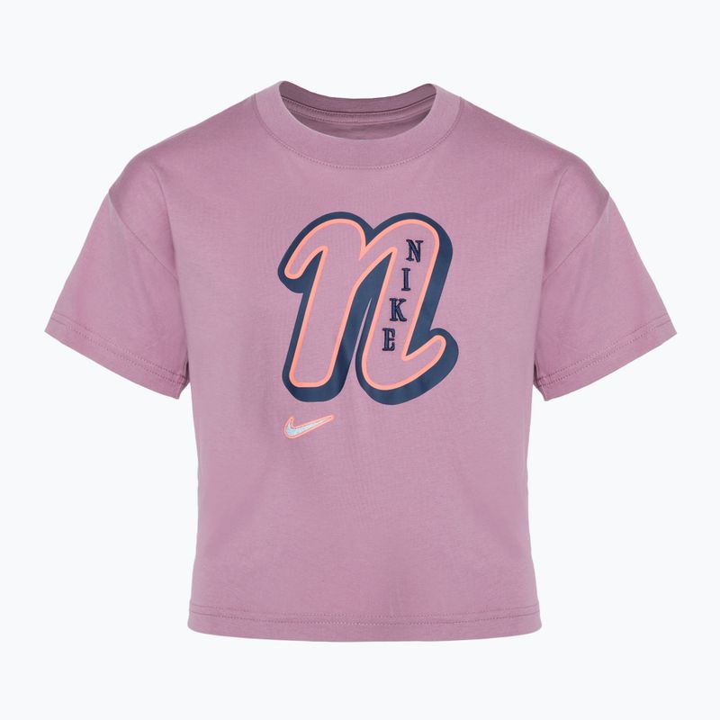 Tricou pentru copii Nike Sportswear plum dust