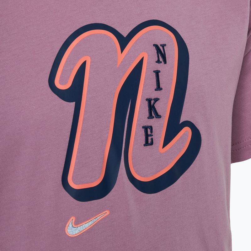 Tricou pentru copii Nike Sportswear plum dust 3