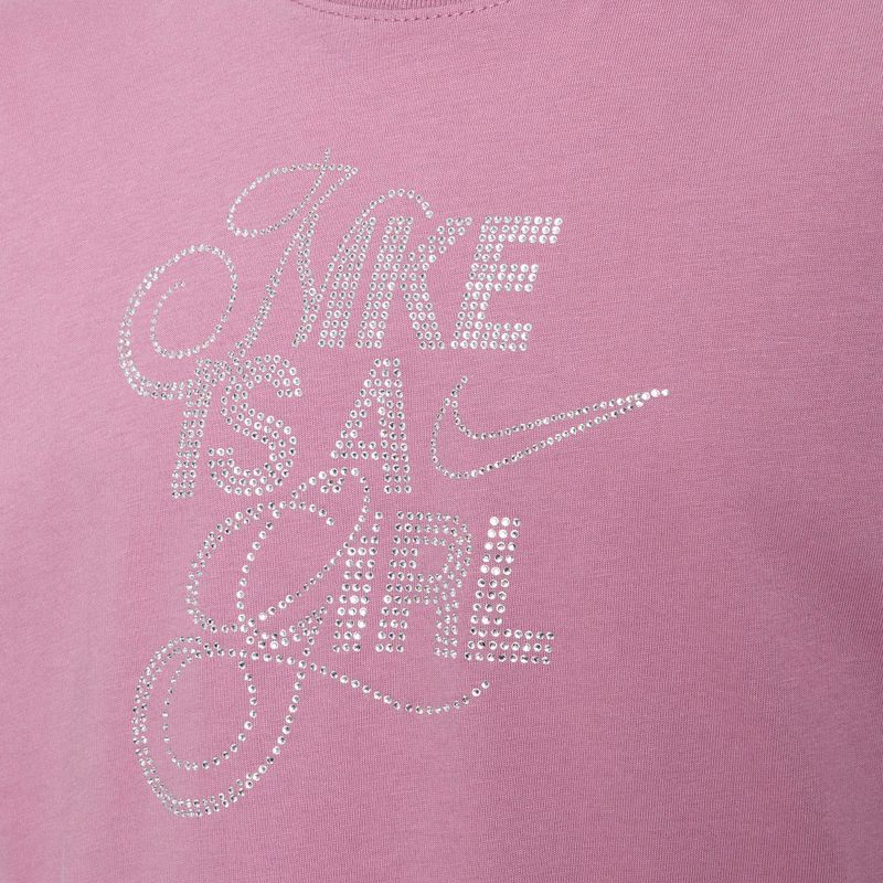 Tricou pentru copii Nike Sportswear plum dust 3