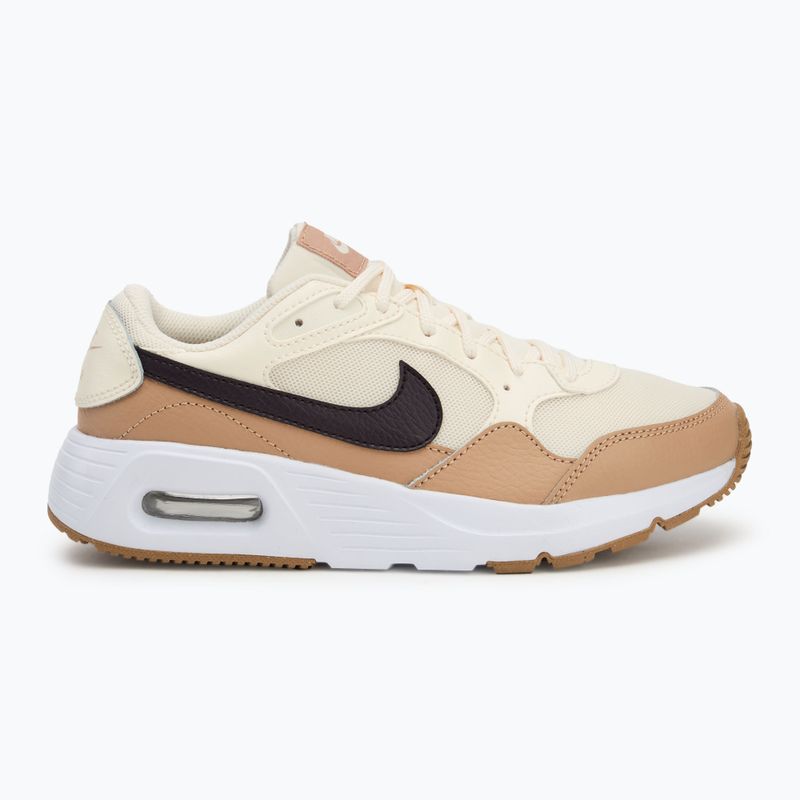 Încălțăminte pentru copii Nike Air Max SC pale ivory/hemp/burgundy ash 2