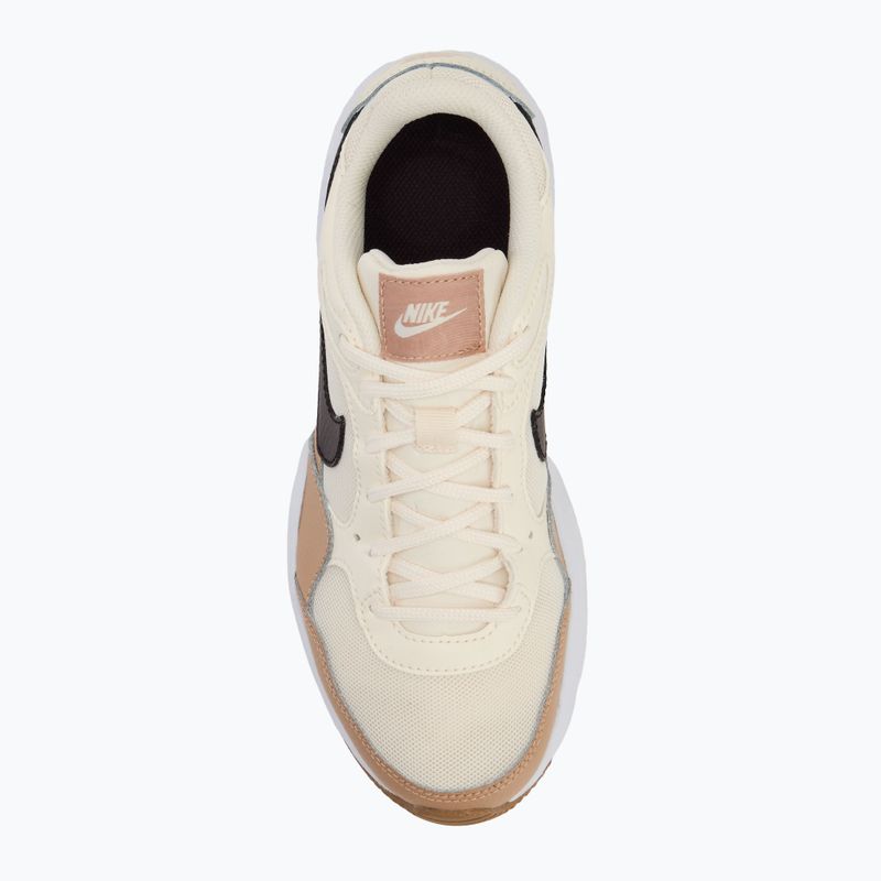 Încălțăminte pentru copii Nike Air Max SC pale ivory/hemp/burgundy ash 5