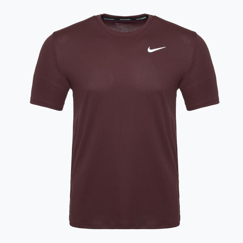 Tricou de alergare pentru bărbați Nike Miler Dri-Fit UV burgundy crush