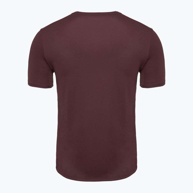 Tricou de alergare pentru bărbați Nike Miler Dri-Fit UV burgundy crush 2