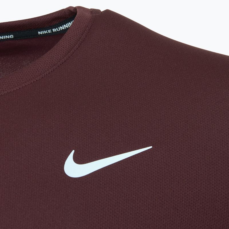 Tricou de alergare pentru bărbați Nike Miler Dri-Fit UV burgundy crush 3