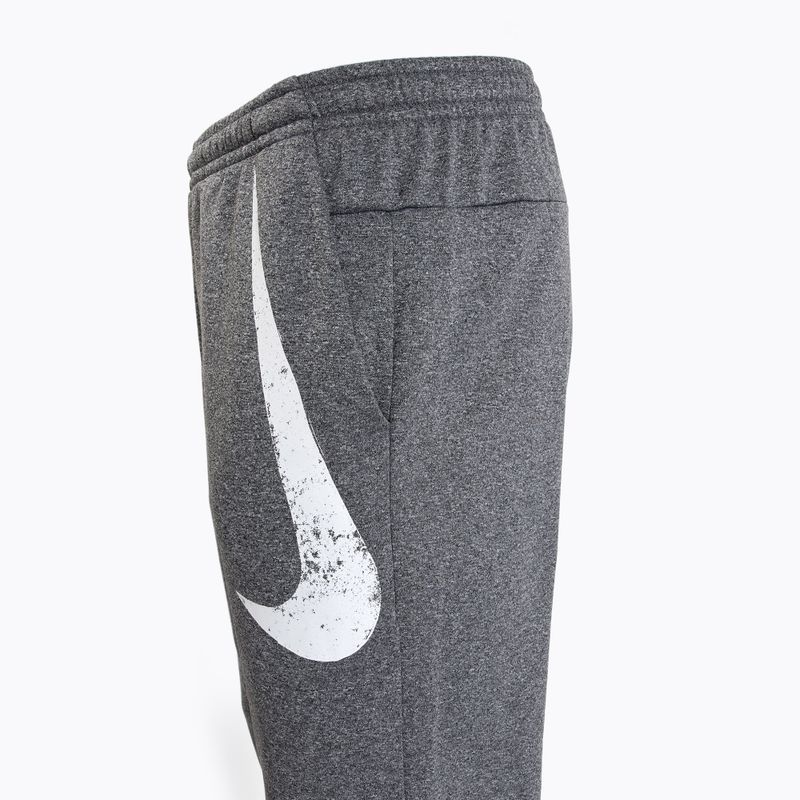 Pantaloni pentru bărbați Nike Therma-FIT Fitness black/heather/black/white 3