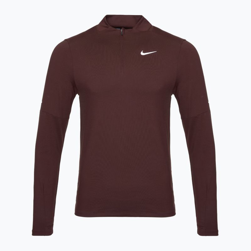 Longsleeve de alergare pentru bărbați Nike Dri-FIT Element 1/2-Zip burgundy crush