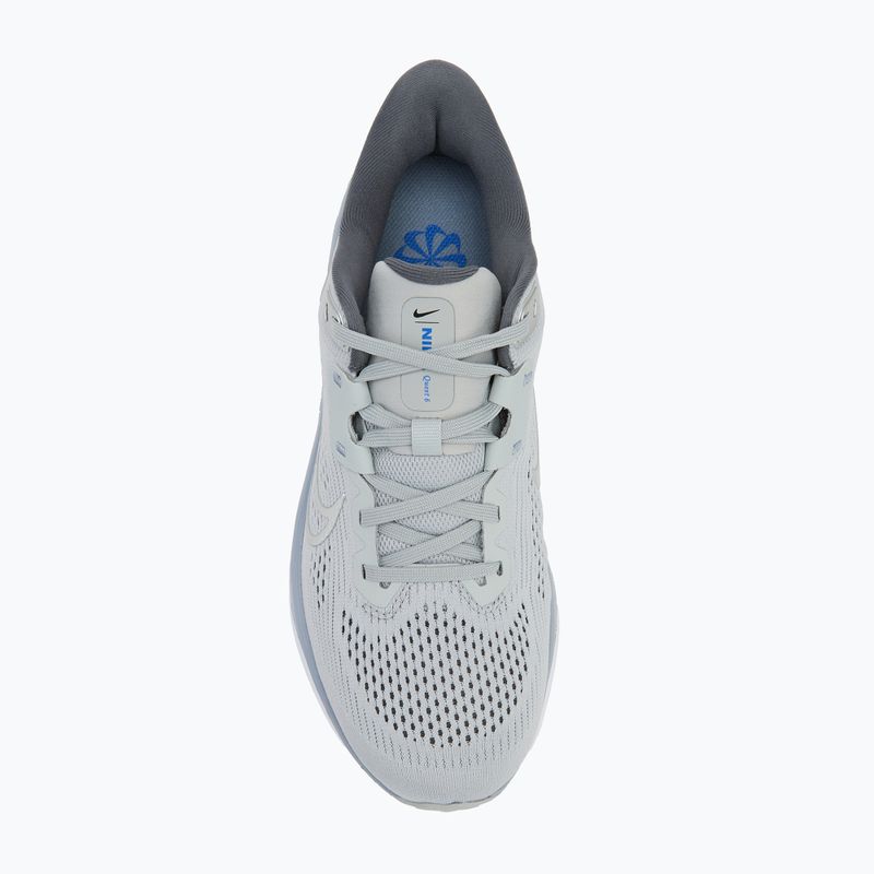 Încălțăminte de alergare pentru bărbați Nike Quest 6 light smoke grey/ashen slate/hyper royal/iron grey 5
