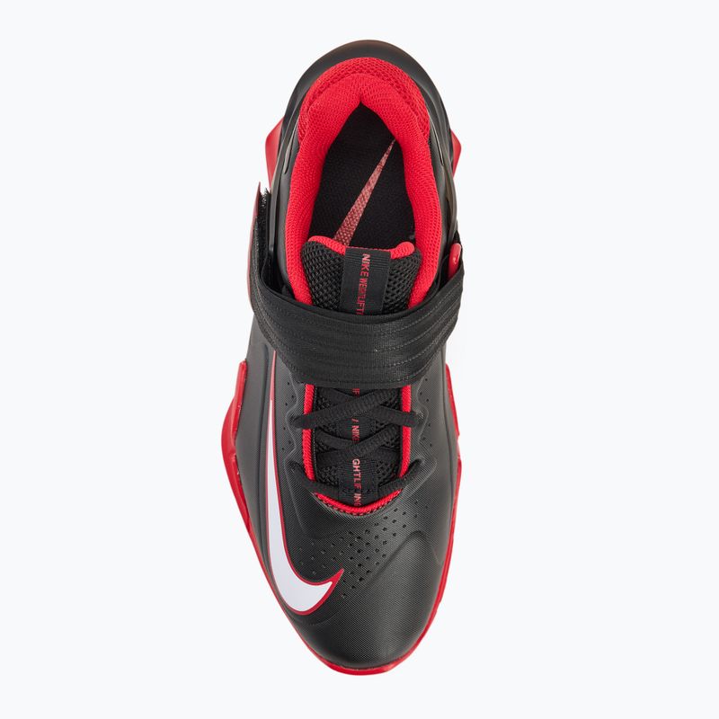 Încălțăminte de ridicare greutăți Nike Savaleos black/white/university red 5