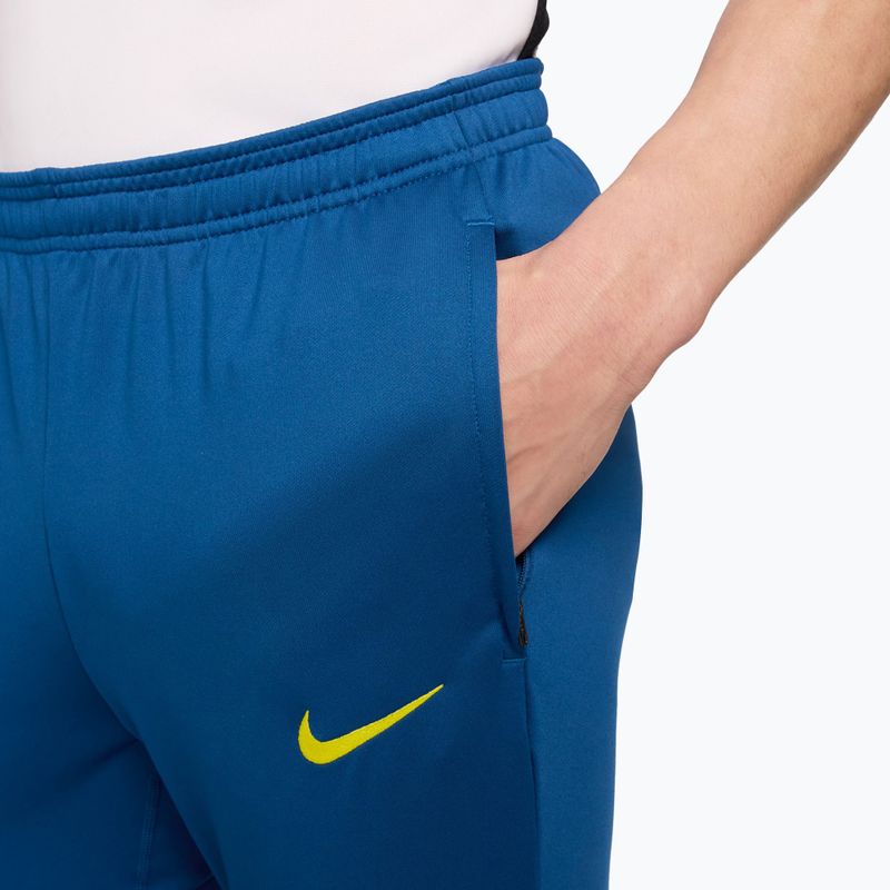 Pantaloni pentru bărbați Nike FC Barcelona Strike SE gym blue/opti yellow 3