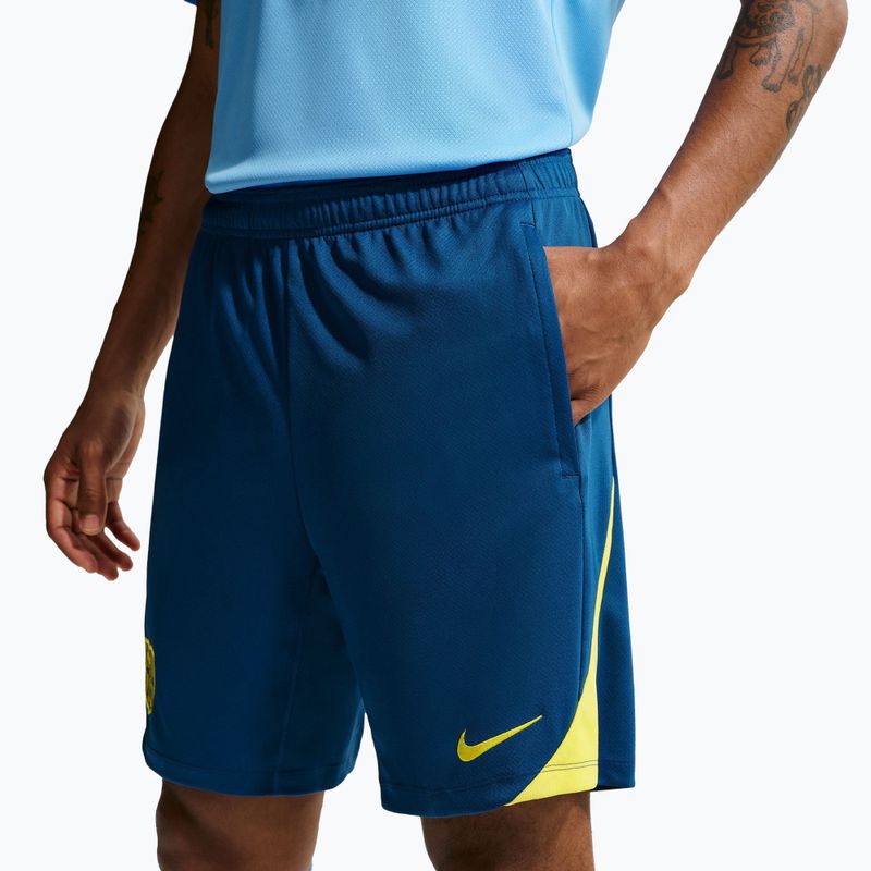 Pantaloni scurți de fotbal pentru bărbați Nike FC Barcelona Strike SE gym blue/opti yellow/opti yellow 2