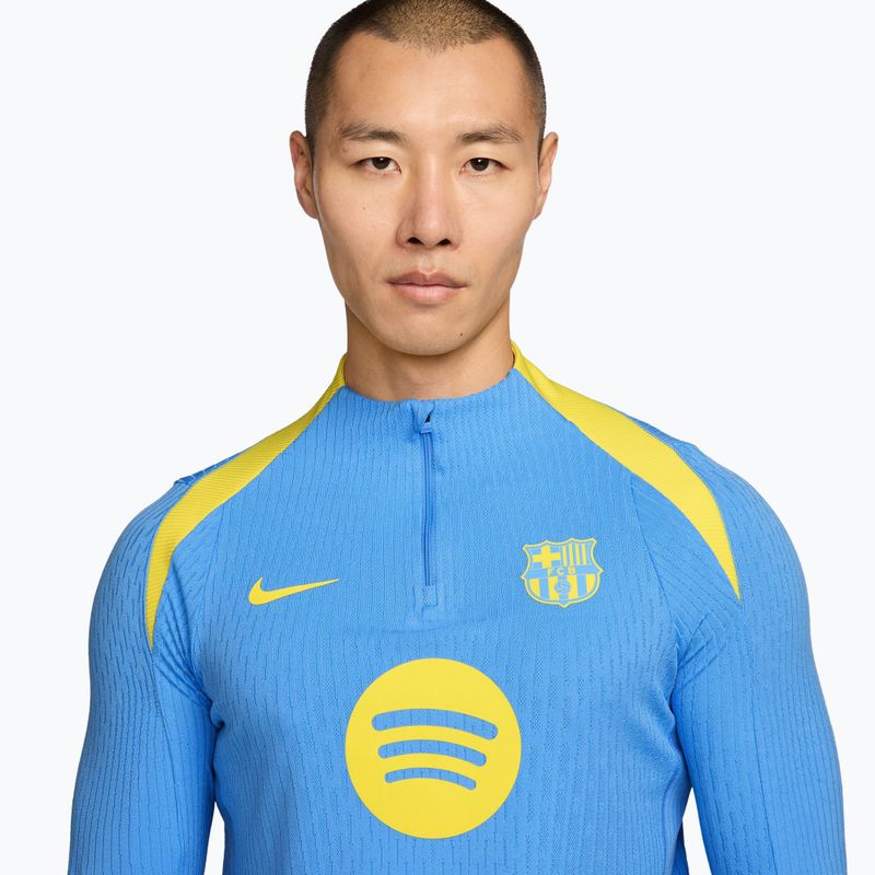 Longsleeve de fotbal pentru bărbați Nike FC Barcelona Strike Elite SE Drill Top university blue/opti yellow/opti yellow 3